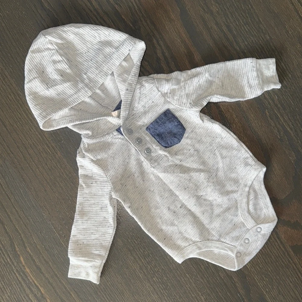 Oshkosh B'gosh Baby's Hooded Bodysuit - 6M